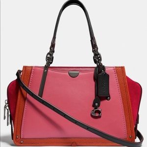 Coach Dreamer Handbag in colorblock